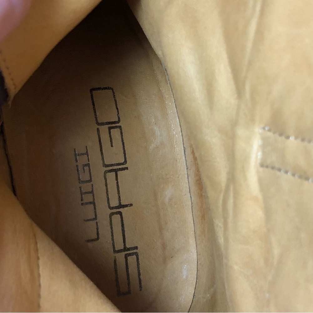 Gorgeous Italian Designer~ Leather Boots by Luigi Spago ~  US 7.5 ~ Europe EU 38 - Picture 12 of 13